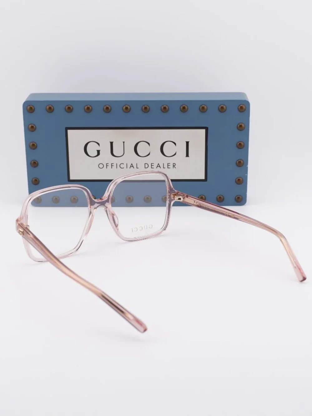 Gucci GG1994O 003 Square Eyeglasses 53mm - Crystal Pink